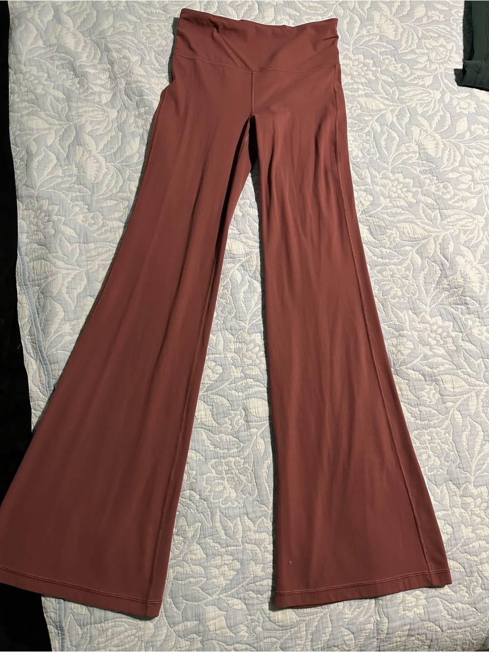 Athleta High-Waist Elation Flare Pants in Mauve